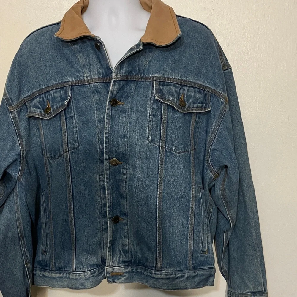 Vintage Woodlake men’s XL denim trucker jacket traditional western wear